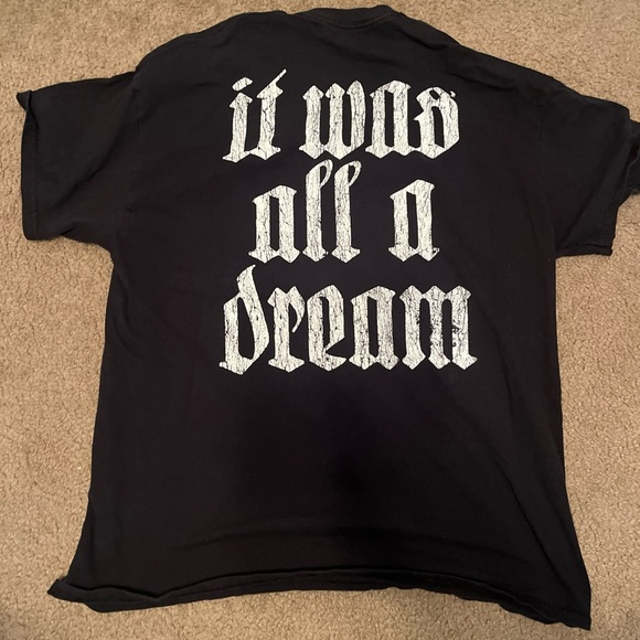 Vintage Biggie Smalls T-Shirt It Was All A Dream Black XL King Of New York - Picture 6 of 6